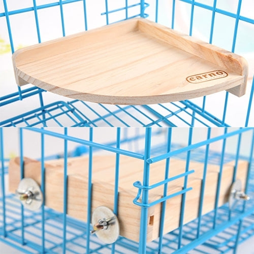 Pet Wooden Fanshaped Springboard Hamster Small Pets Pedal Toys