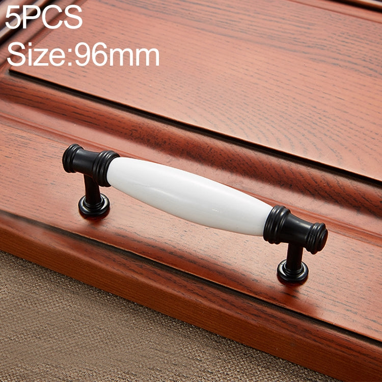 5 PCS 5001_96 Black White Hardware Cabinet Handle