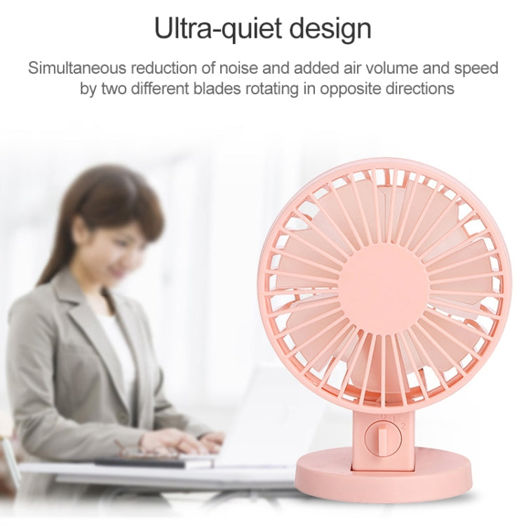 0.5W USB Charging Desktop Electric Fan, with 2 Speed Control
