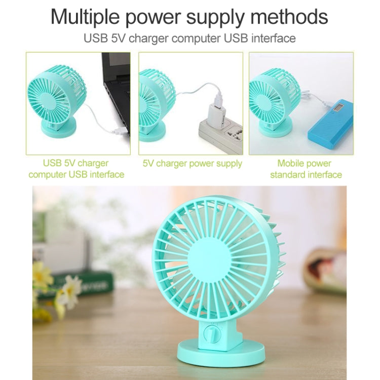 0.5W Portable Fan Desktop Electric Fan, with 2 Speed Control