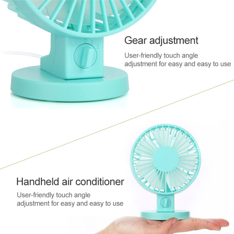0.5W Portable Fan Desktop Electric Fan, with 2 Speed Control
