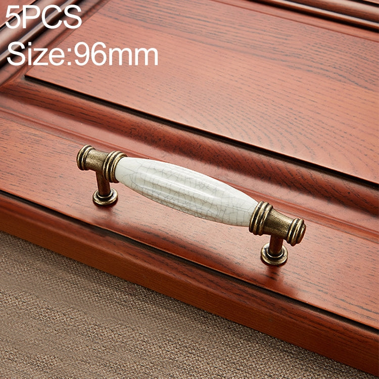 5 PCS 5001_96 Fine Gold Octagonal Crack Hardware Cabinet Handle