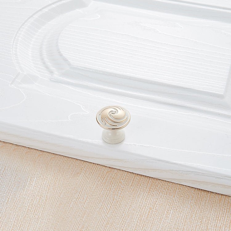 5 PCS 6039 Single Hole Ivory Cabinet Wardrobe Handle