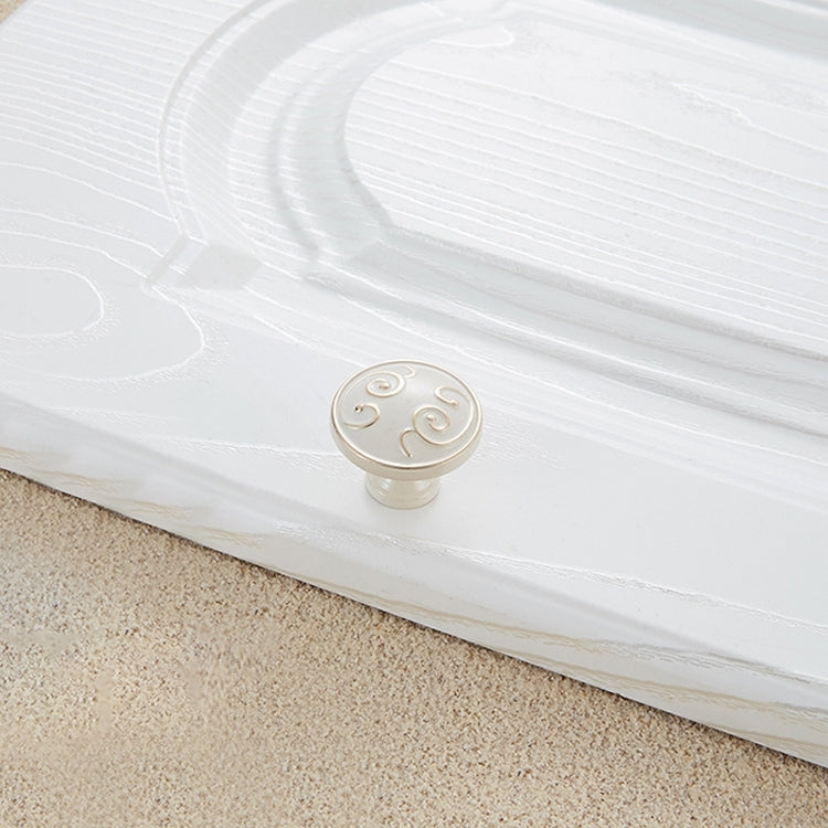 5 PCS 6055 Single Hole Ivory Cabinet Wardrobe Handle