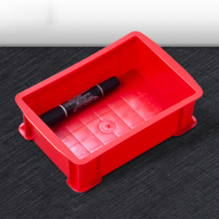5 PCS Thick Multi-function Material Box Brand New Flat Plastic Parts Box Tool Box, Size: 20.7cm x 13.7cm x 6.4cm