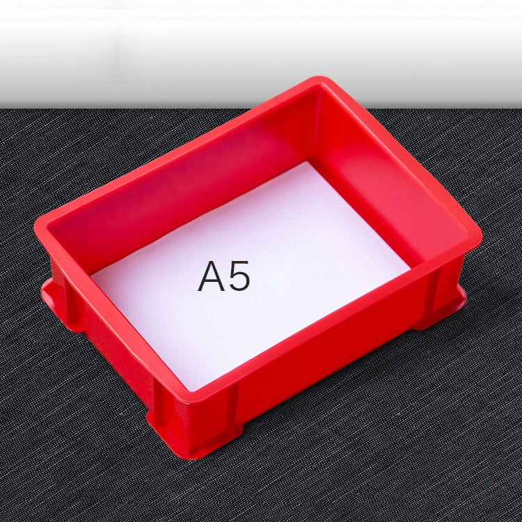 3 PCS Thick Multi-function Material Box Brand New Flat Plastic Parts Box Tool Box, Size: 25.3cm x 18cm x 7.4cm