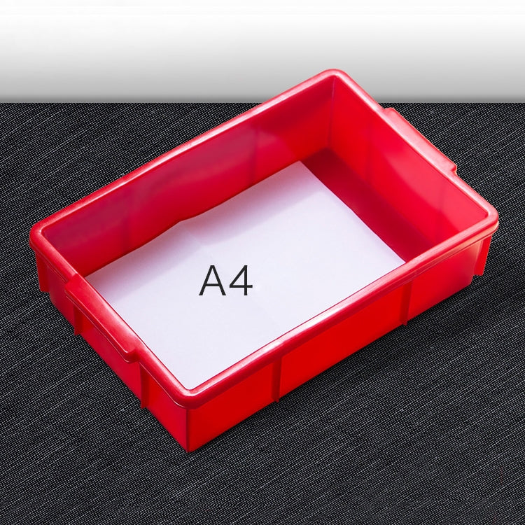 Thick Multi-function Material Box Brand New Flat Plastic Parts Box Tool Box, Size: 38.3cm x 24.2cm x 9.8cm