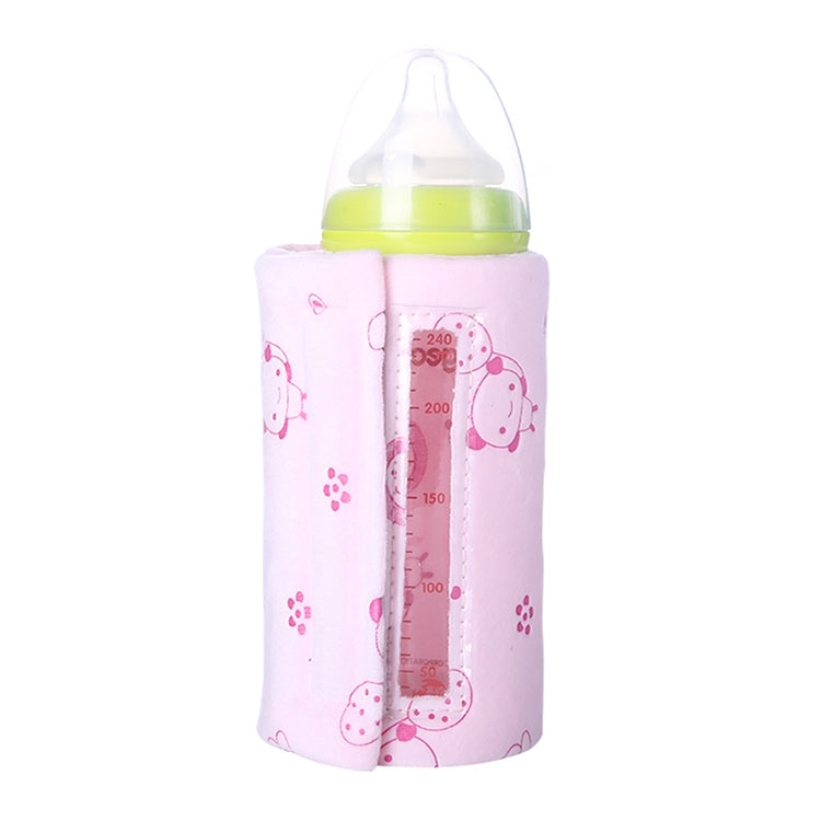 Visible Window Baby Milk Bottle Warmer Winter Constant Temperature Heating USB Portable Insulation Bag