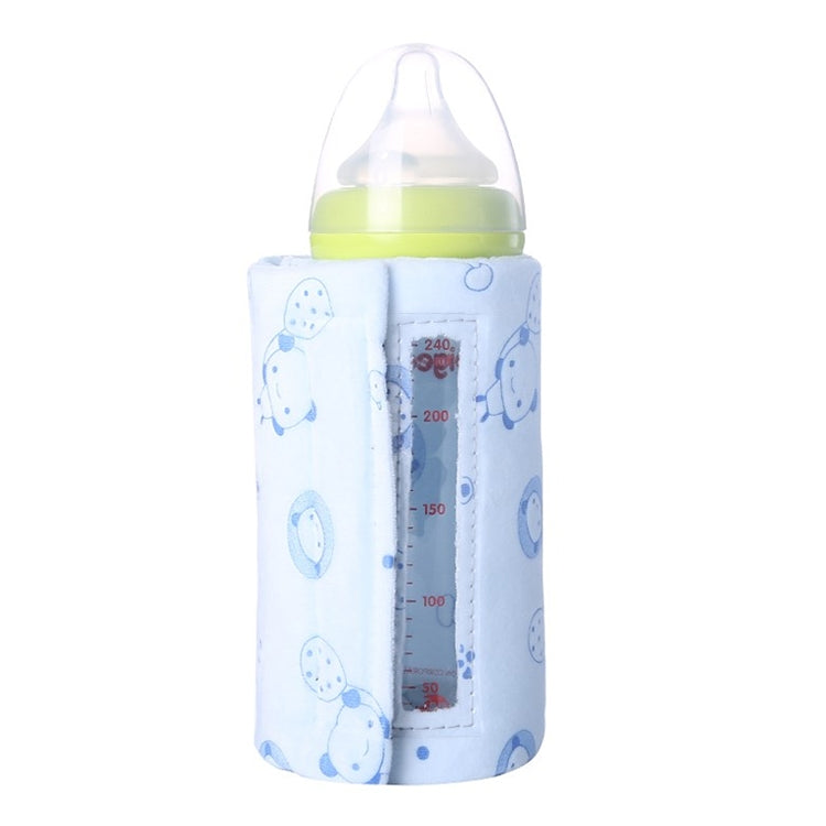 Visible Window Baby Milk Bottle Warmer Winter Constant Temperature Heating USB Portable Insulation Bag