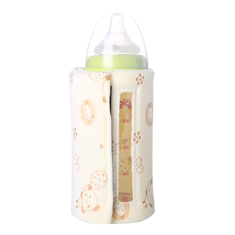 Visible Window Baby Milk Bottle Warmer Winter Constant Temperature Heating USB Portable Insulation Bag