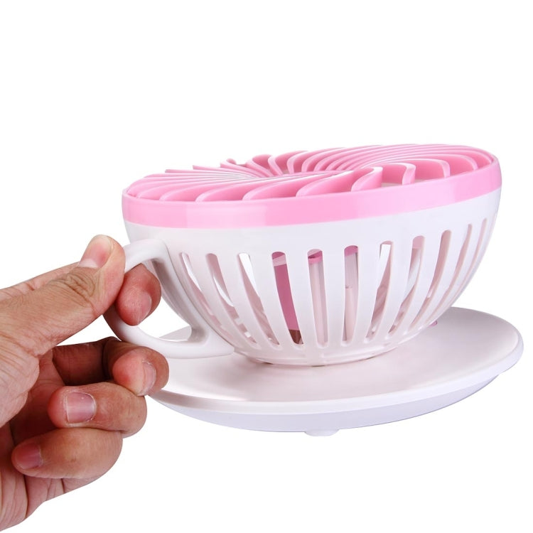 Coffee Cup Mini USB Ultra-quiet 90 Degree Hanging Portable Desktop Fans