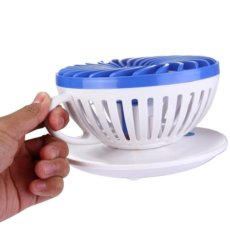 Coffee Cup Mini USB Ultra-quiet 90 Degree Hanging Portable Desktop Fans