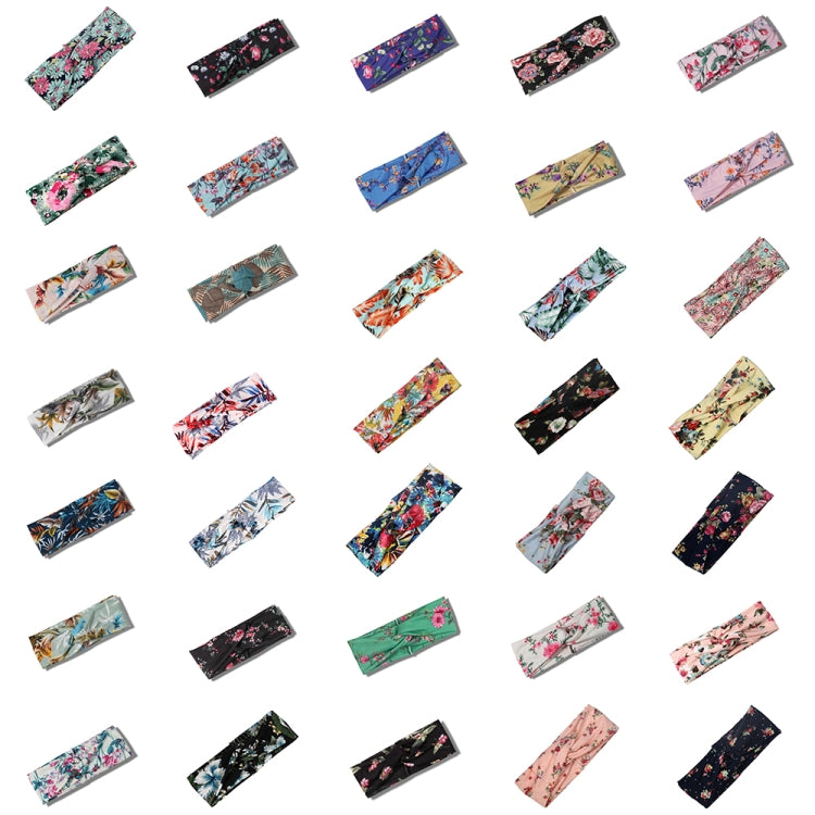 Hair Ornaments Cloth Knotted Hairband Cross Headband Random Delivery