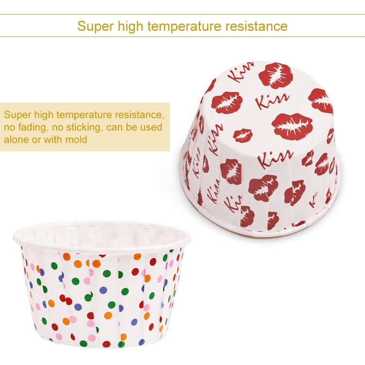 3000 PCS Windmill Pattern Round Lamination Cake Cup Muffin Cases Chocolate Cupcake Liner Baking Cup, Size: 5 x 3.8  x 3cm