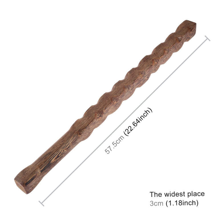 Self-defense Wenge Solid Wood Mace, Size: 58 x 3 x 3cm