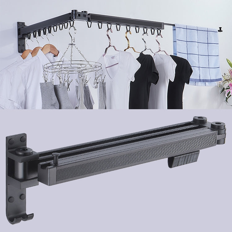 Household Wall-mounted Invisible Telescopic Folding Drying Rack