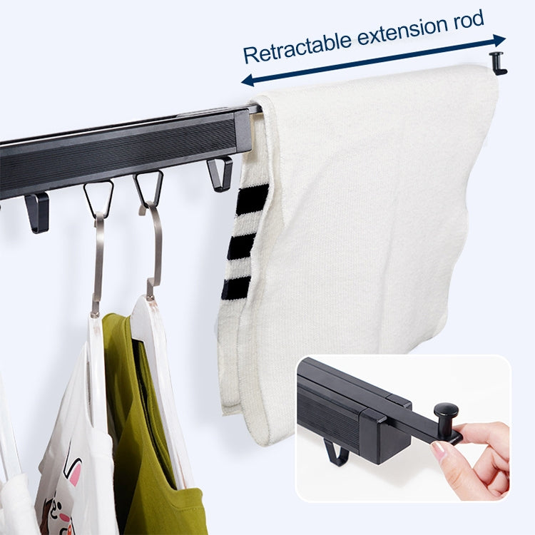 Household Wall-mounted Invisible Telescopic Folding Drying Rack