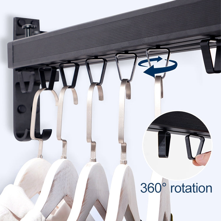 Household Wall-mounted Invisible Telescopic Folding Drying Rack