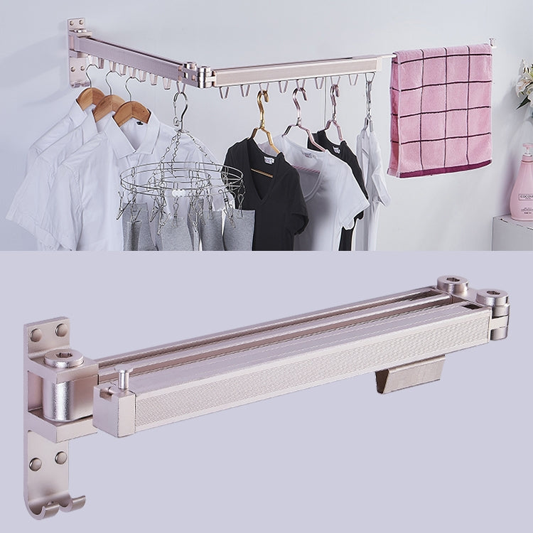 Household Wall-mounted Invisible Telescopic Folding Drying Rack