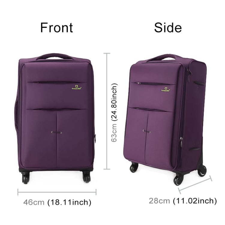 28 inch Oxford Cloth Universal Wheel Travel Password Draw-bar Box Luggage Carrier