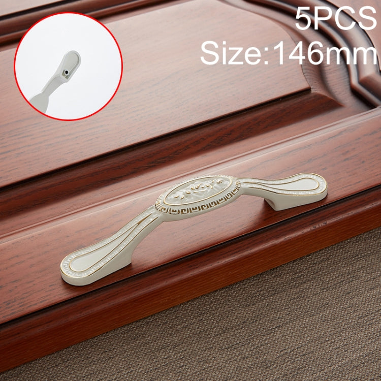 5 PCS 6273-96 Chinese American Style Classic Style Cabinet Handle (Ivory)