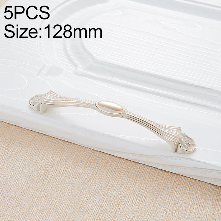 5 PCS 6511_128 Ivory Cabinet Wardrobe Handle