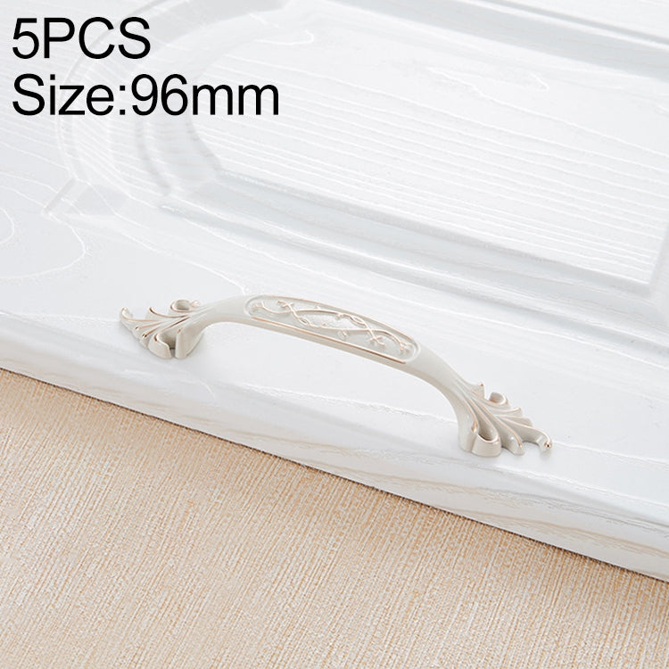 5 PCS 6515_96 Ivory Cabinet Wardrobe Handle
