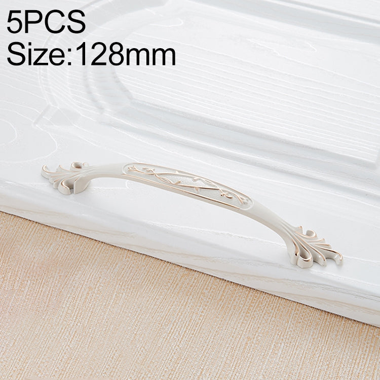 5 PCS 6515_128 Ivory Cabinet Wardrobe Handle