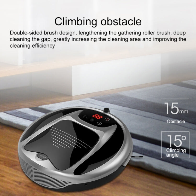 FD-3RSW(IB)CS 800Pa Suction Smart Household Vacuum Cleaner Clean Robot with Remote Control