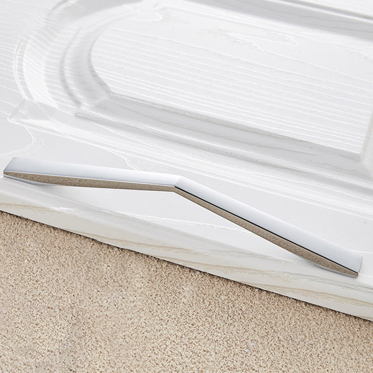 2 PCS 4068_192 Bright Chrome Zinc Alloy Polished Bathroom Cabinet Handle