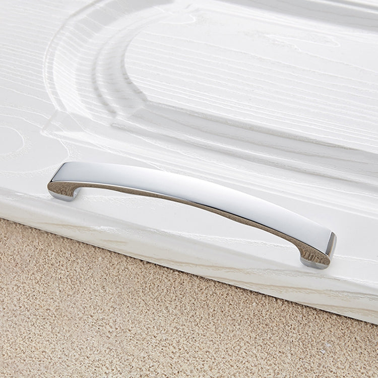 3 PCS 4076_128 Bright Chrome Zinc Alloy Polished Bathroom Cabinet Handle