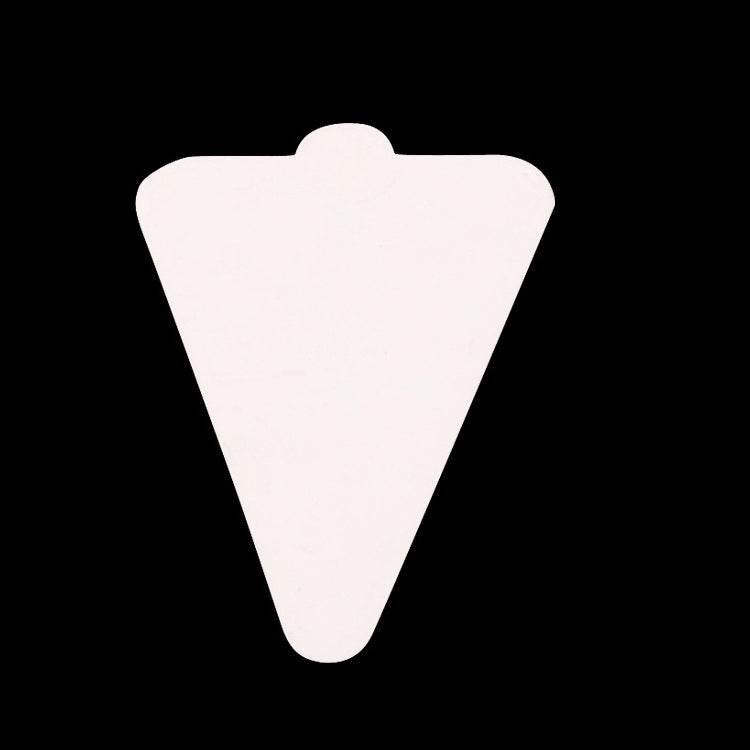 100 / Pack Small Triangle Cake Cardboard Pad Thick Rigid Golden Cake Mousse Cake Mat