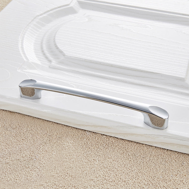 3 PCS 6225_128 Bright Chrome Zinc Alloy Polished Bathroom Cabinet Handle