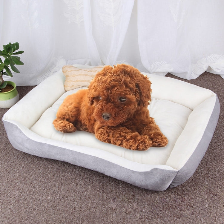 Dog Bone Pattern Big Soft Warm Kennel Pet Dog Cat Mat Blanket, Size: M, 70Ã—50Ã—15cm