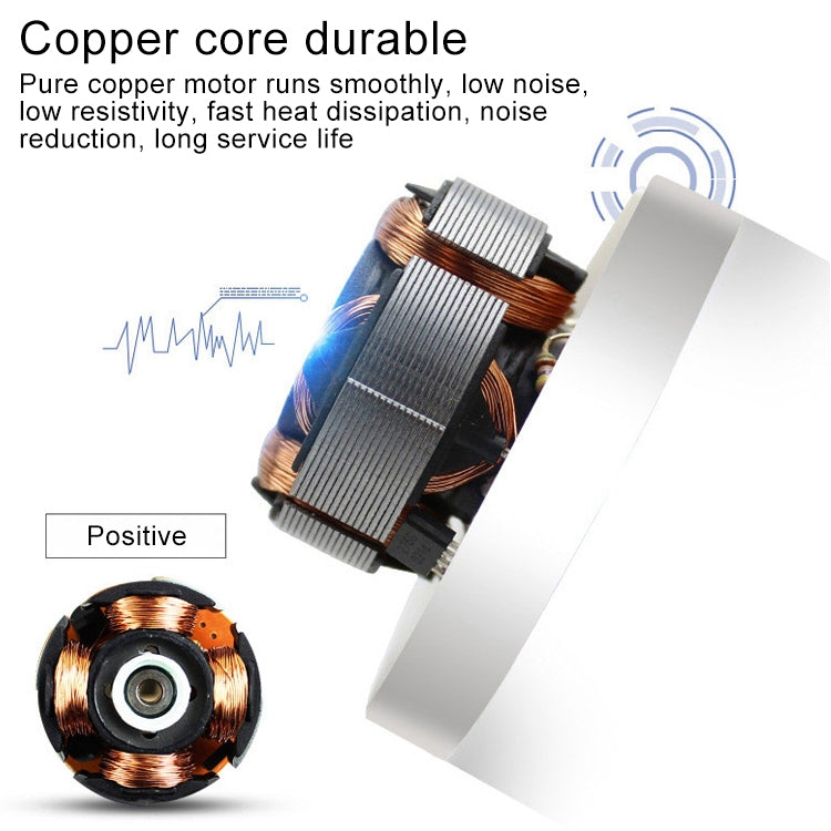 Desktop Hang 360 Degree Rotation 2 Speeds Mute USB Cooling Clip Personal Fan
