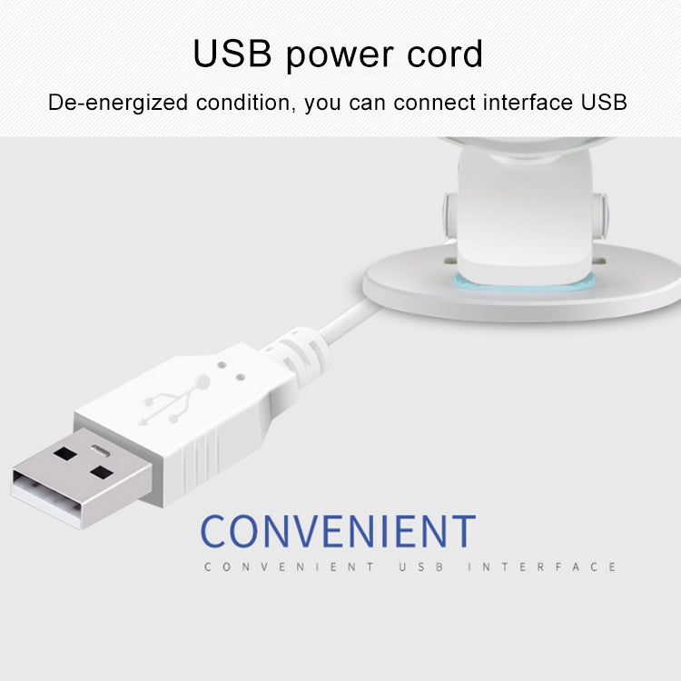 Desktop Hang 360 Degree Rotation 2 Speeds Mute USB Cooling Clip Personal Fan