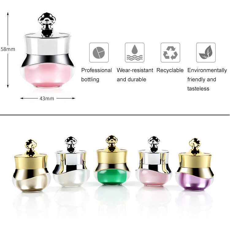 5 PCS Acrylic Travel Containers with Hard Sealed Lids Suitable for Face Hand Body Cream, 5ml