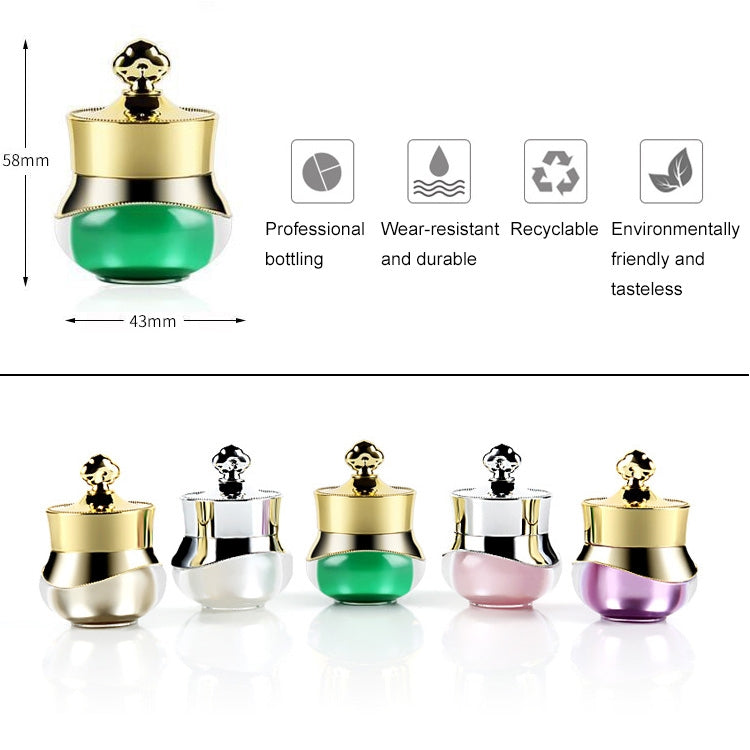5 PCS Acrylic Travel Containers with Hard Sealed Lids Suitable for Face Hand Body Cream, 5ml