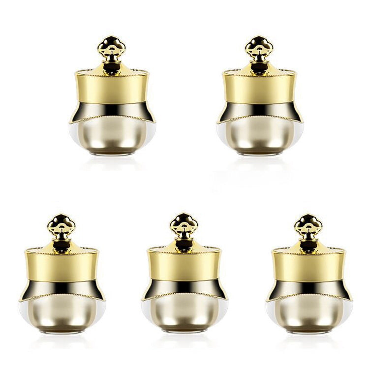 5 PCS Acrylic Travel Containers with Hard Sealed Lids Suitable for Face Hand Body Cream, 5ml