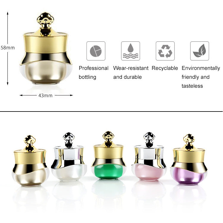 5 PCS Acrylic Travel Containers with Hard Sealed Lids Suitable for Face Hand Body Cream, 5ml