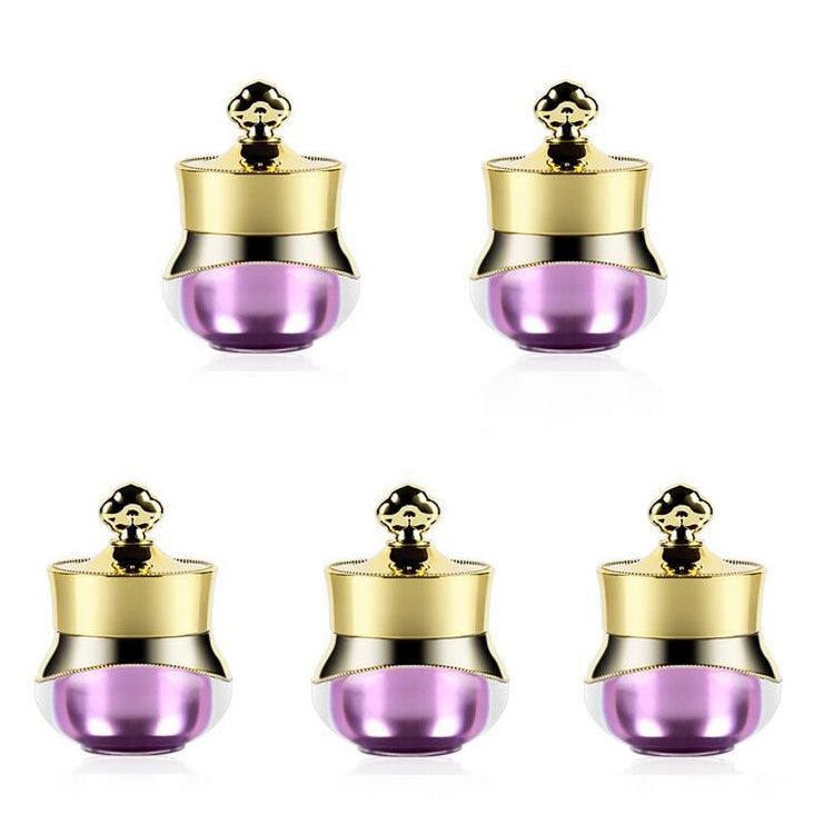 5 PCS Acrylic Travel Containers with Hard Sealed Lids Suitable for Face Hand Body Cream, 5ml