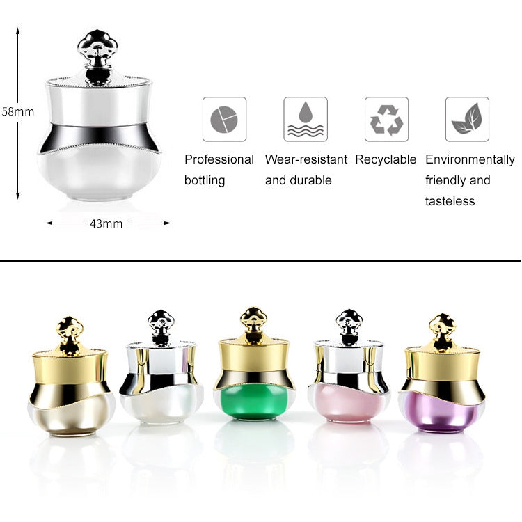 5 PCS Acrylic Travel Containers with Hard Sealed Lids Suitable for Face Hand Body Cream, 5ml
