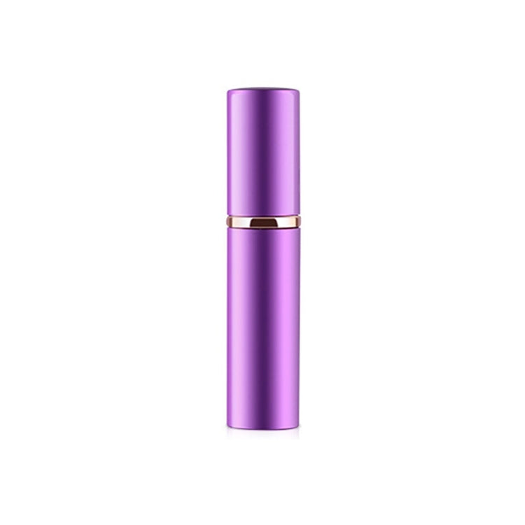 5 PCS Portable Mini Refillable Glass Perfume Fine Mist Atomizers with Metallic Exterior, 5ml