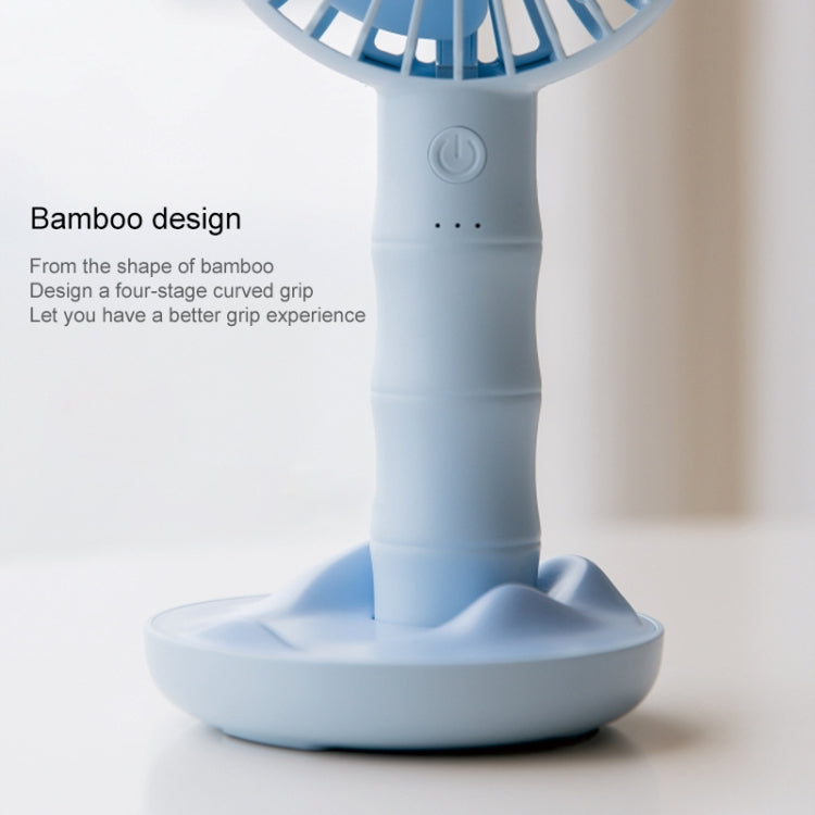 WT-F13 Bamboo Design 2000 mAh Mini Portable Fan with 3 Speed Control