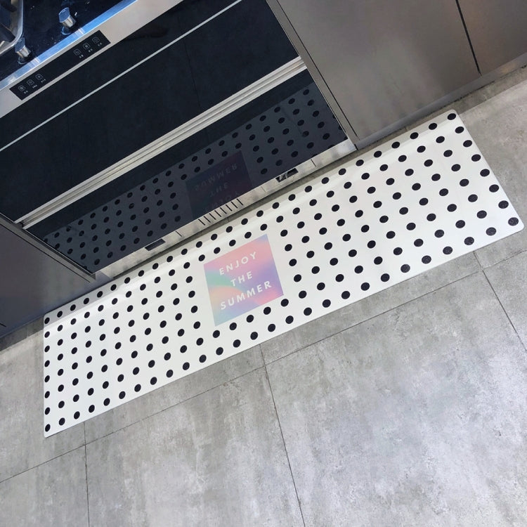 Wave Point Pattern Rectangular Bathroom PVC Pad Anti-skid Household Foot Carpet, Size: 120 x 45cm