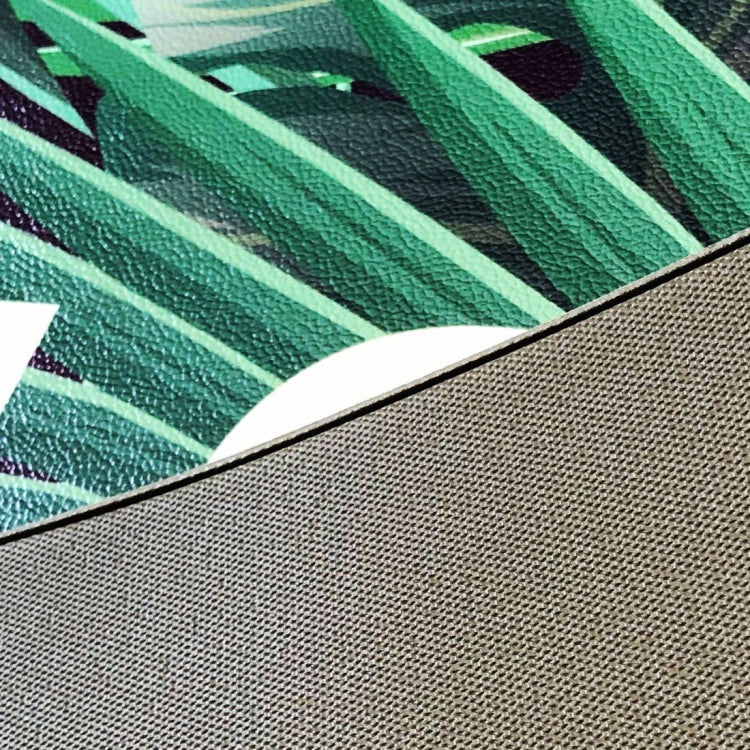 Green Life Pattern Rectangular Bathroom PVC Pad Anti-skid Household Foot Carpet, Size: 120 x 45cm