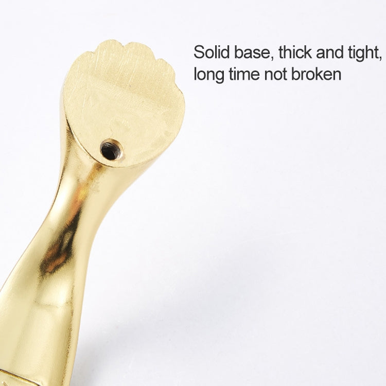 3 PCS 5026_128 Fine Golden Flower Pattern Zinc Alloy Ceramic Cyan Cabinet Drawer Handle