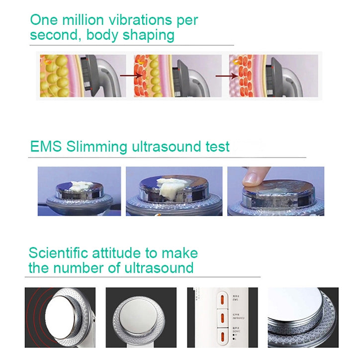 TM-3050 Ultrasonic Infrared Electric Slimming Shaped Body Beauty Device Vibration Massager