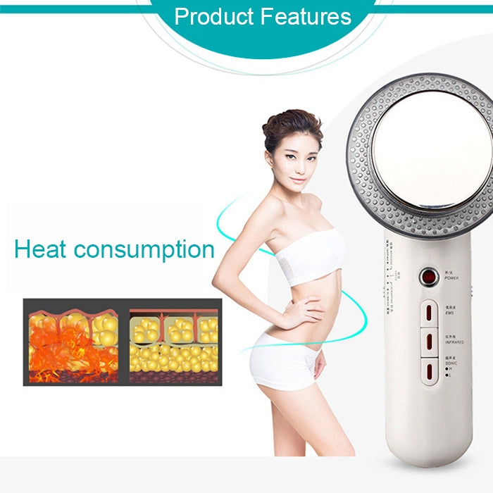 TM-3050 Ultrasonic Infrared Electric Slimming Shaped Body Beauty Device Vibration Massager