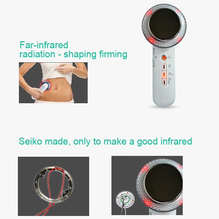TM-3050 Ultrasonic Infrared Electric Slimming Shaped Body Beauty Device Vibration Massager
